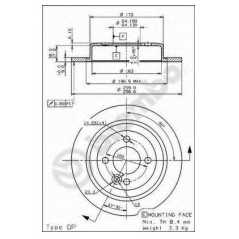 BRECO Δισκόπλακα BS 7622 MINI