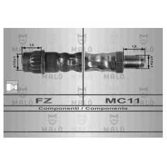 MALO Ελαστικοί σωλήνες φρένων (μαρκούτσια) 8500 V6 1985-1992, 9 (L42_) 1981-1989