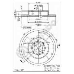 BRECO Δισκόπλακα BS 7533 200 (RF) 1995-2000, 25 (RF) 1999-2005, 400 (RT) 1995-2000, 45 (RT) 2000-2005, STREETWISE 2003-2005