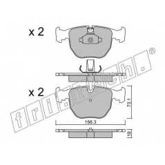 fri.tech. Σετ τακάκια 575.0 ECE, APPROVED