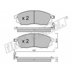 fri.tech. Σετ τακάκια 835.0 ECE, APPROVED