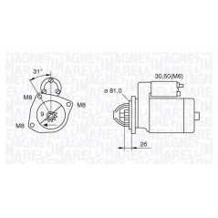 MAGNETI MARELLI Μίζα 063522230130 MAGNETI, MARELLI, CITROEN, PEUGEOT, DAF, FIAT, IVECO, JUMPER, DUCATO, JTD, TDI, BOXER, HDI