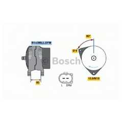 BOSCH Δυναμό & Εναλλάκτης Ρεύματος 0 124 515 058 BOSCH, AUDI, VW, FX