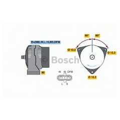 BOSCH Δυναμό & Εναλλάκτης Ρεύματος 0 124 555 014 51 26101 7254, 51 26101 7269, E 2000 2000, TGA 2000