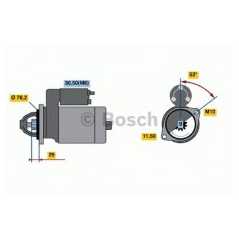 BOSCH Μίζα 0 001 107 425 1 (E81) 2004-2012, 1 (E87) 2003-2012, 3 (E90) 2005-2011, X1 (E84) 2009, X3 (E83) 2004, Z4 (E85) 2003