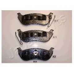 JAPANPARTS Σετ τακάκια PP-904AF CHEROKEE (KJ) 2001-2008, WRANGLER II (TJ) 1996-2008