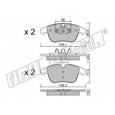 fri.tech. Σετ τακάκια 691.0 ECE, APPROVED