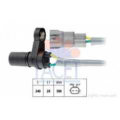 FACET Αισθητήρας στροφών 9.0375 156 (932) 1997-2005, LYBRA (839AX) 1999-2005, LYBRA SW (839BX) 1999-2005, S40 I (VS) 1995-2003