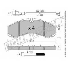 fri.tech. Σετ τακάκια 221.4W ECE, APPROVED