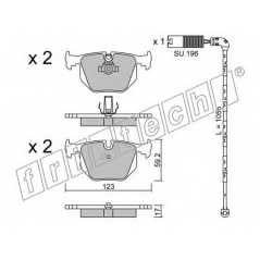 fri.tech. Σετ τακάκια 576.4W ECE, APPROVED