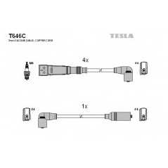 TESLA Μπουζοκαλώδια & Εξαρτήματα Σύνδεσης T646C IBIZA II (6K1) 1993-1999