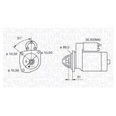 MAGNETI MARELLI Μίζα 063522300060 MK 1983-1991