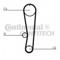 CONTITECH Σετ οδοντωτού ιμάντα CT568K1 SAMURAI (SJ) 1988-2004, SJ 413 1984-1990, SWIFT I (AA) 1983-1989