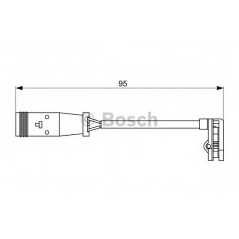 BOSCH Δείκτης φθοράς τακάκι 1 987 473 036 VIANO (W639) 2003