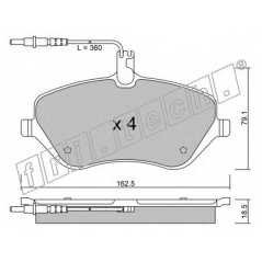 fri.tech. Σετ τακάκια 617.0 ECE, APPROVED