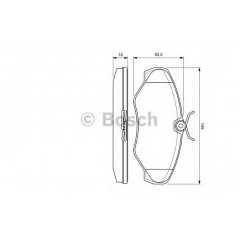 BOSCH Σετ τακάκια 0 986 424 636 ESPACE III (JE0_) 1996-2002