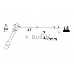 BOSCH Μπουζοκαλώδια & Εξαρτήματα Σύνδεσης 0 986 357 181 SAE