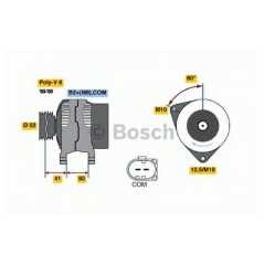 BOSCH Δυναμό & Εναλλάκτης Ρεύματος 0 124 525 106 911 (997) 2004-2012, BOXSTER (987) 2004-2011, CAYMAN (987) 2005