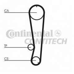 CONTITECH Σετ οδοντωτού ιμάντα CT569K1 CONTITECH, CT, SUZUKI, SWIFT, II, EA, MA