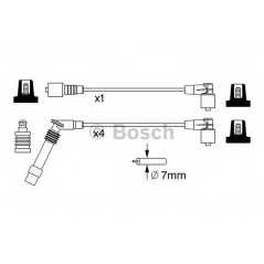 BOSCH Μπουζοκαλώδια & Εξαρτήματα Σύνδεσης 0 986 357 247 SAE