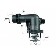 MAHLE ORIGINAL Θερμοστάτης TM 15 105 