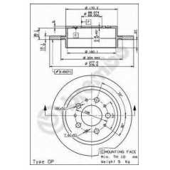 BRECO Δισκόπλακα BS 7625 S90 1996-1998