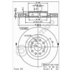 BRECO Δισκόπλακα BS 8420 THESIS (841AX) 2002-2009