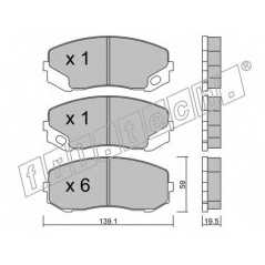 fri.tech. Σετ τακάκια 927.0 ECE, IN, PROGRESS