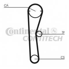 CONTITECH Ιμάντας Χρονισμού CT669 54HP 1200, 1300 L 45HP 1300 L 60HP 1300, LJ 80 1977-1984, SJ 410 1979-1988, ACCLAIM 1981-1985