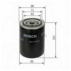 BOSCH Φίλτρο λαδιού 0 451 203 012 UNF