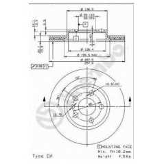 BRECO Δισκόπλακα BS 8541 ULYSSE (220) 1994-2002