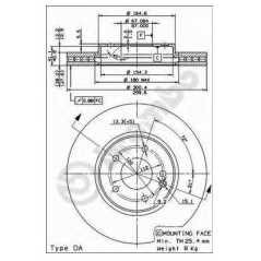 BRECO Δισκόπλακα BV 8401 