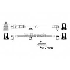 BOSCH Μπουζοκαλώδια & Εξαρτήματα Σύνδεσης 0 986 356 343 