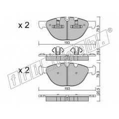 fri.tech. Σετ τακάκια 839.0 ECE, APPROVED