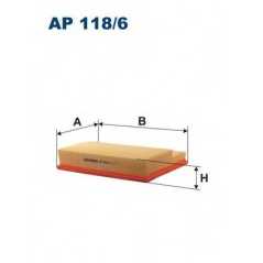 FILTRON Φίλτρο αέρα AP118/6 CLASS (W202) 1993-2000, CLK (C208) 1997-2002, SLR (R199) 2004, SLR ROADSTER (R199) 2006