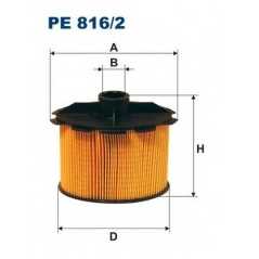 FILTRON Φίλτρο καυσίμου PE816/2 BERLINGO (MF) 1996, JUMPY (U6U) 1994, XSARA (N1) 1997-2005