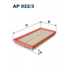 FILTRON Φίλτρο αέρα AP022/3 500 (312) 2007, 500 C (312) 2009, PANDA (169) 2003