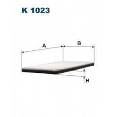 FILTRON Φίλτρο Καμπίνας K1023 AC, LAURAK, RENAULT, MEGANE, TDI