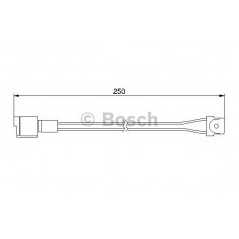 BOSCH Δείκτης φθοράς τακάκι 1 987 474 905 3 (E30) 1982-1992, Z1 1988-1991