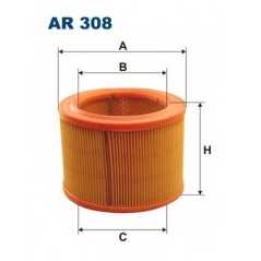 FILTRON Φίλτρο αέρα AR308 BERLINGO (MF) 1996, XSARA (N1) 1997-2005, ZX (N2) 1991-1997
