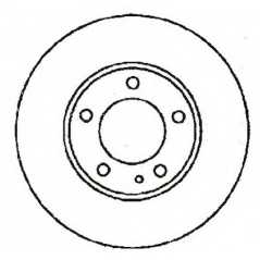 JURID Δισκόπλακα 561552JC 3 (E36) 1990-1998, 3 (E46) 1998-2005