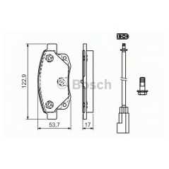 BOSCH Σετ τακάκια 0 986 494 171 TRANSIT TOURNEO 2006