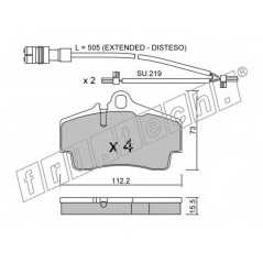 fri.tech. Σετ τακάκια 674.0W ECE, APPROVED