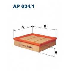 FILTRON Φίλτρο αέρα AP034/1 CLASS (W169) 2004-2012, CLASS (W245) 2005-2011