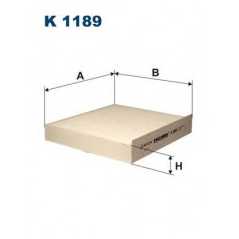 FILTRON Φίλτρο Καμπίνας K1189 159 (939) 2005-2011, BRERA 2006, SPIDER (939) 2006