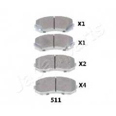 JAPANPARTS Σετ τακάκια PA-511AF MITSUBISHI