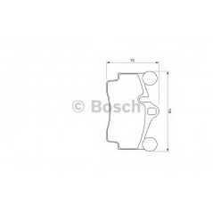 BOSCH Σετ τακάκια 0 986 424 741 Q7 (4L) 2006, CAYENNE (955) 2002-2010