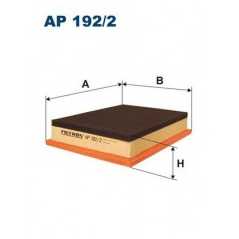 FILTRON Φίλτρο αέρα AP192/2 FUSION (JU_) 2002, 2 (DY) 2003