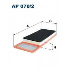 FILTRON Φίλτρο αέρα AP078/2 500L 2012, PANDA (312) 2012, YPSILON (846) 2011, BIPPER (AA_) 2008