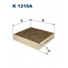 FILTRON Φίλτρο Καμπίνας K1216A MR 9580, FORFOUR (454) 2004-2006, ROADSTER (452) 2003-2005